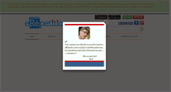 Desktop Screenshot of erepetitio.com